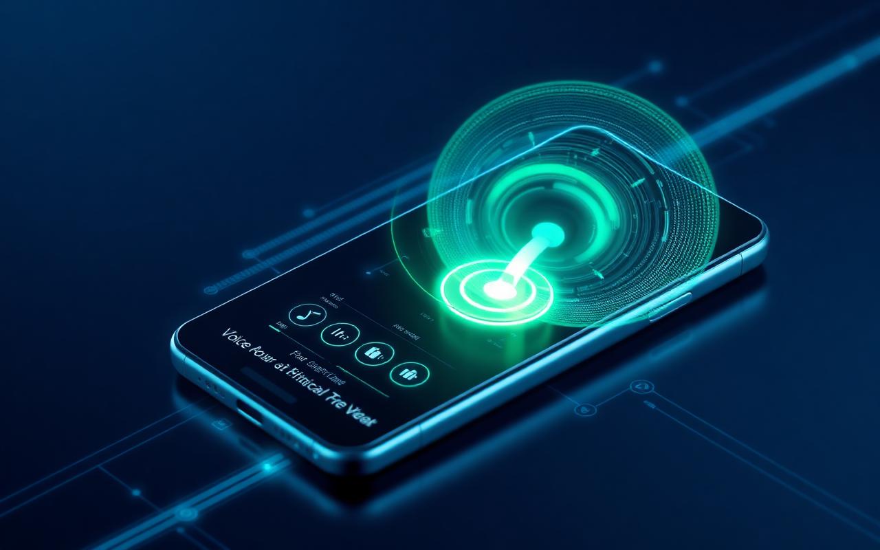 Lara AI glasovni agent — futuristički prikaz AI Voice Agent automatizacije za biznise u BiH